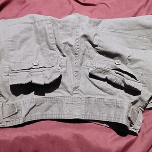 Men's Gray Cargo Shorts